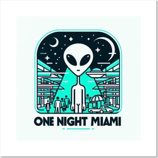 Ufo Miami shoping Posters and Art